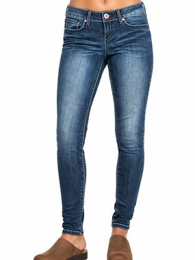NWT Glam Skinny Jeans Medium Wash Stretch Denim Size 4